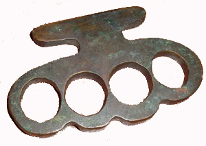 vintage brass knuckles