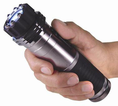 zap light stun gun flashlight